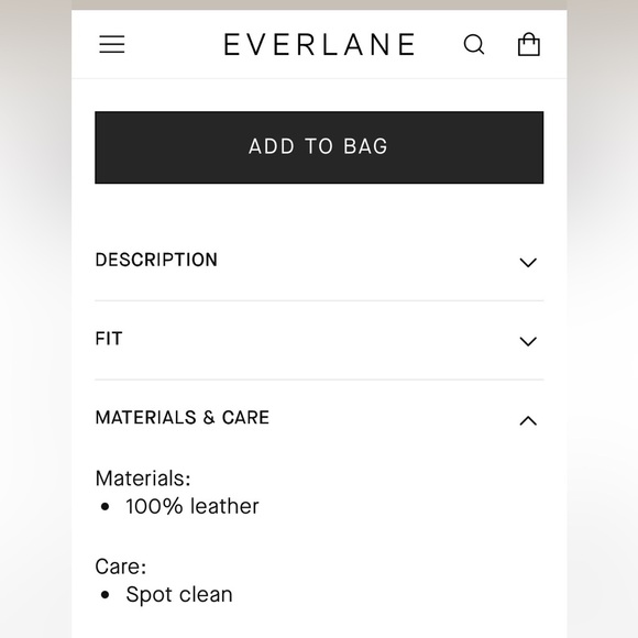 Everlane Studio Bag in Rich Cognac Leather. Made in Italy. - Picture 13 of 16